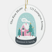 我が国初のホームスノーグローブ セラミックオーナメント (左)