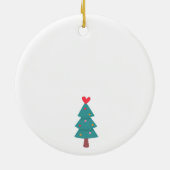 我が国初のホームスノーグローブ セラミックオーナメント (裏面)