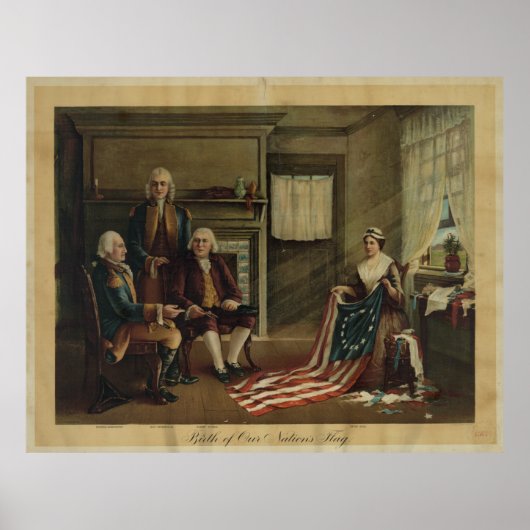 我が国国旗の誕生 ポスター (正面)