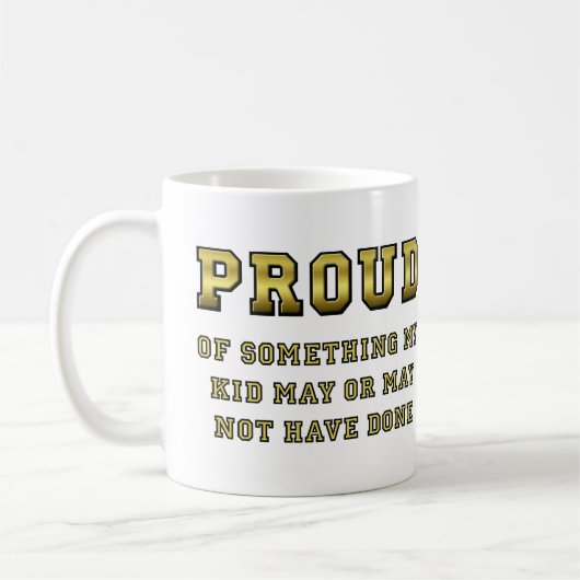 我が子に拍手を Funny Mug コーヒーマグカップ (左)