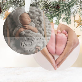 我が子の初めてのクリスマスの写真 スクリプト名 オーナメント