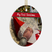 我が子の初クリスマス 陶器オーナメント セラミックオーナメント (右)