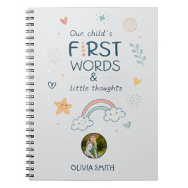 我が子の最初の言葉 & ちっちゃな思考 ノートブック