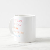 我が子は我が子お気に入りの コーヒーマグカップ (正面左)
