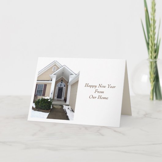 我が家からあなたの家へ ホリデーカード (正面)