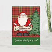 我が家からお前の家へ聖降誕祭お目出とう シーズンカード (正面)
