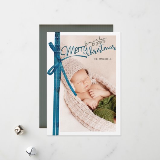 我が家からお前の家まで楽しいクリスマス シーズンカード (正面/裏面インサイチュ)