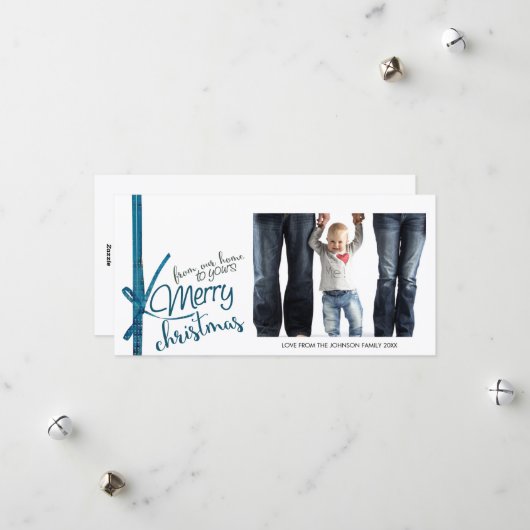 我が家からお前の家まで楽しいクリスマス シーズンカード (正面/裏面インサイチュ)