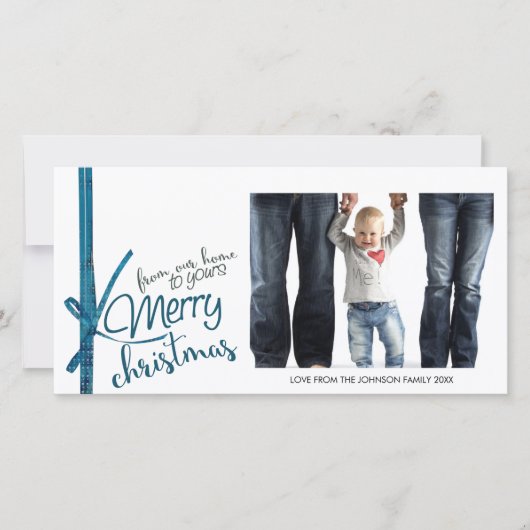 我が家からお前の家まで楽しいクリスマス シーズンカード (正面)