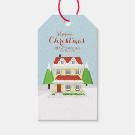 . .我が家からクリスマスのお祝い ギフトタグ