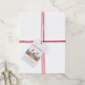 . .我が家からクリスマスのお祝い ギフトタグ (より糸付き)