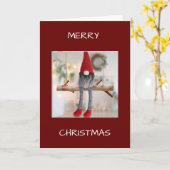 我が家に勝るものなし / クリスマスはノームと一緒に カード (黄色い花)