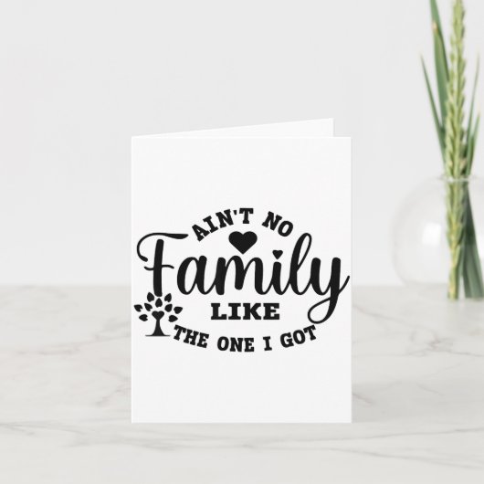 我が家に勝る家族はない お揃いの家族 カード (正面)