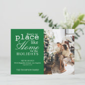 我が家に帰ろう グリーン フォト 引っ越し シーズンカード (スタンド正面)