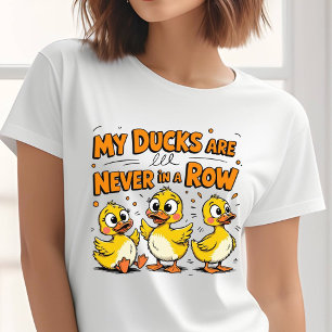 我が家のアヒルはバラバラ トライブレンドＴシャツ