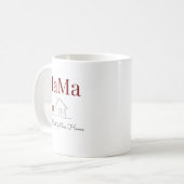 我が家のハート コーヒーマグカップ (正面左)