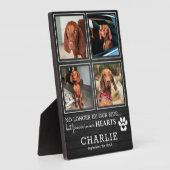 我が家のペットよ、永遠に心の中に | フォトコラージュ フォトプラーク (側面)