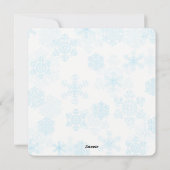 我が家の初めてのクリスマスマンダラジンジャーブレッドフォトファミリー シーズンカード (裏面)