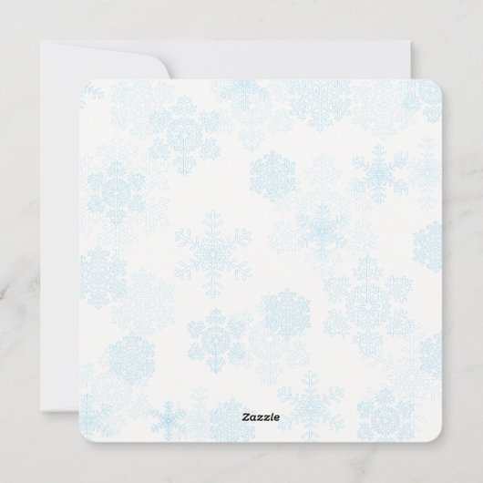 我が家の初めてのクリスマスマンダラジンジャーブレッドフォトファミリー シーズンカード (裏面)