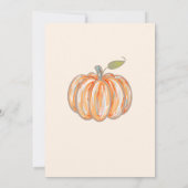 我が家の小さなパンプキン2歳の誕生日 招待状 (裏面)