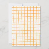 我が家の愛らしいりんご 秋 性別問わず 招待状 (裏面)