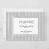 我が家の新しいペット犬 | シンプルな写真のお知らせ 招待状 (裏面)