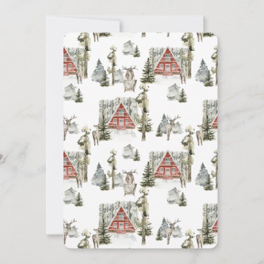 我が家の新しい住まいでのホームパーティー 招待状 (裏面)