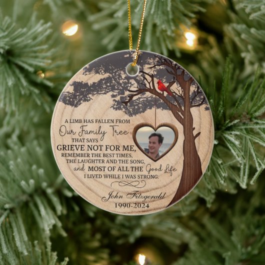 我が家の木落ちたのオーナメントから手足が出た セラミックオーナメント (ツリー)