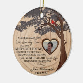 我が家の木落ちたのオーナメントから手足が出た セラミックオーナメント (左)