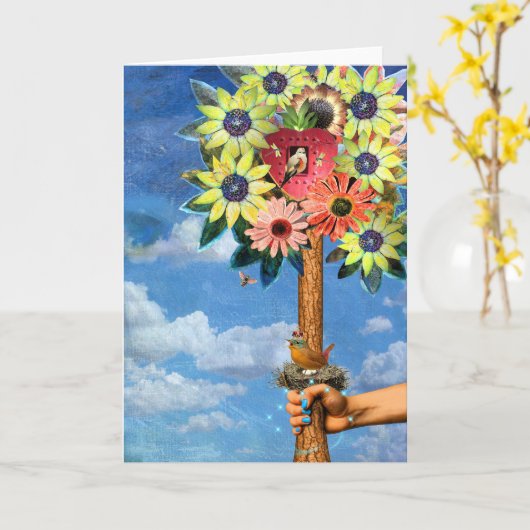 我が家の木 カード (黄色い花)