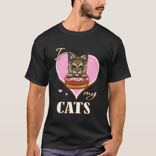 我が家の猫が大好き Tシャツ (正面)