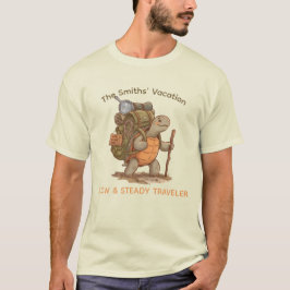 "我が家はどこに停車するか" - 冒険カメTシャツ Tシャツ