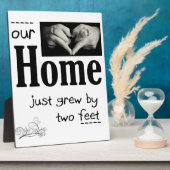 我が家は二つの足を育てた フォトプラーク (側面)