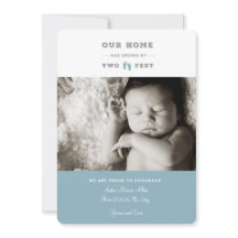 我が家は二つの足誕生の発表によって成長した