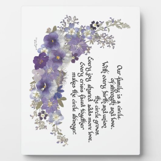 我が家は円だ フォトプラーク (正面)