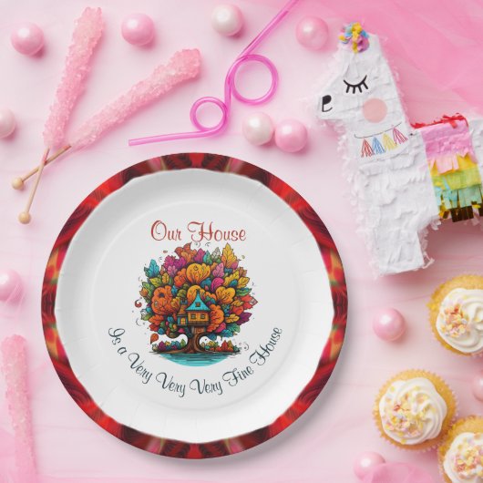 我が家は非常に非常に家素晴らしだ ペーパープレート (パーティー)