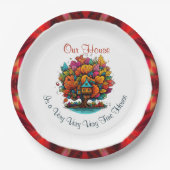 我が家は非常に非常に家素晴らしだ ペーパープレート (正面)