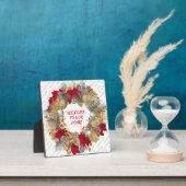 我が家へようこそ |クリスマス フォトプラーク (インサイチュ)