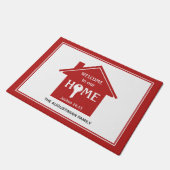 我が家へようこそ ドアマット (アングル)