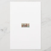 我が家へようこそ 便箋 (裏面)