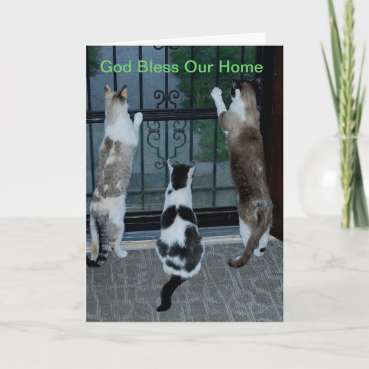 我が家を祝福せよ カード (正面)