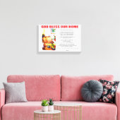 我が家を祝福せよ キャンバスプリント (インサイチュ (リビング))