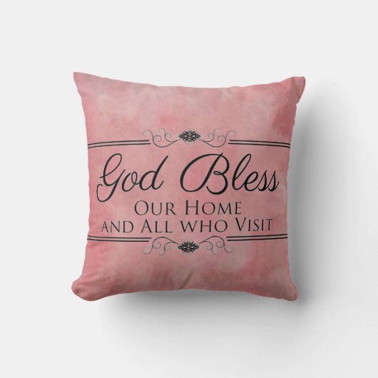 我が家を祝福せよ クッション (正面)