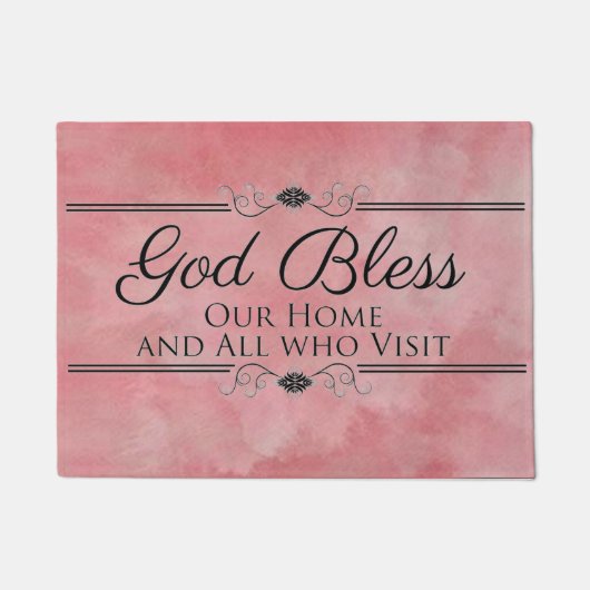 我が家を祝福せよ ドアマット (正面)