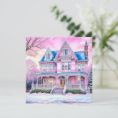 我が家パーソナライズされたの聖降誕祭お目出とう カード (スタンド正面)