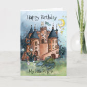 我が小さなドラゴン 誕生日カード | 空想の城 シーズンカード (正面)