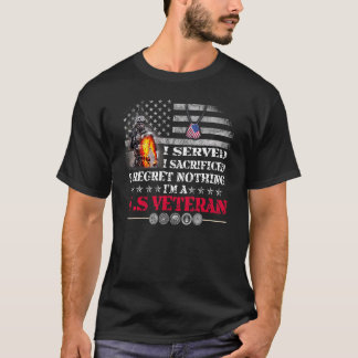 我が尽くす 我が捧ぐ 後悔なし 我、米海軍の士 Tシャツ