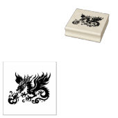 我が強いファイアドラゴン ラバースタンプ (押印)