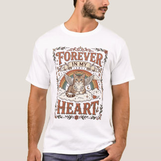 我が心に永遠に 猫 メモリアル レインボーブリッジ Vi Tシャツ