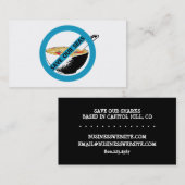 我が救海ではフカヒレのスープを禁止 名刺 (正面/裏面)